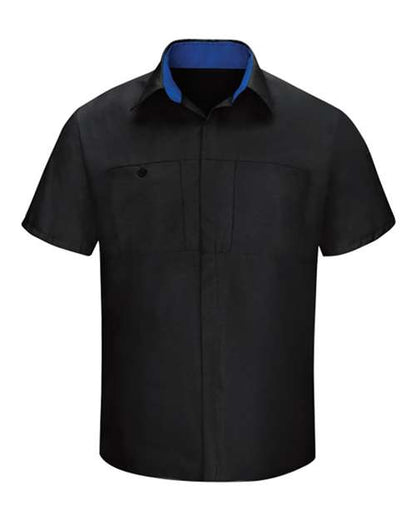 Red Kap SY42 Performance Plus Short Sleeve Shirt with Oilblok Technology