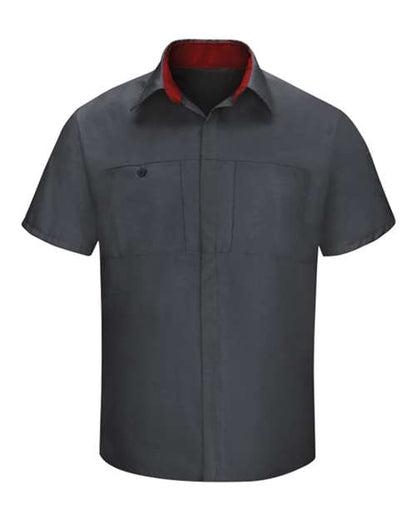 Red Kap SY42 Performance Plus Short Sleeve Shirt with Oilblok Technology