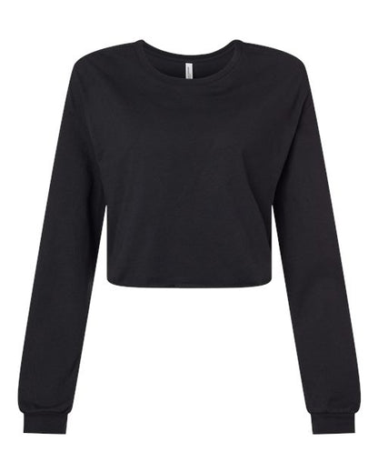 BELLA + CANVAS 6501 Women's FWD Fashion Crop Long Sleeve Tee