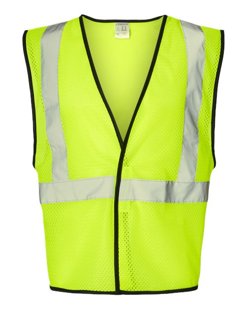 Kishigo 1571-1572 Unisex Hook-and-Loop Mesh Vest - Custom Decorated