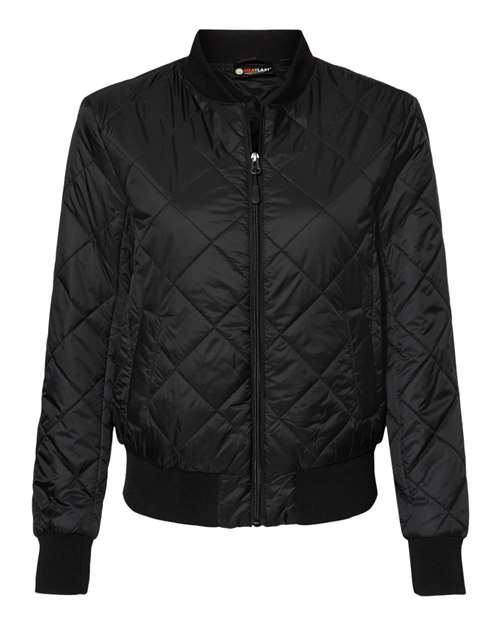 Weatherproof W21752 Women's HeatLast Quilted Packable Bomber - Custom Decorated