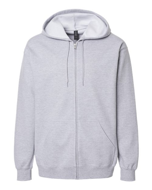 Gildan SF600 Unisex Softstyle Full-Zip Hooded Sweatshirt