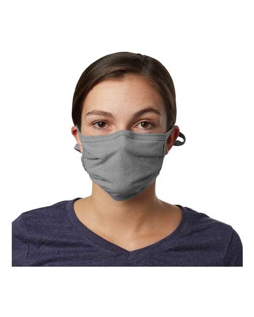 Hanes BMSKAR X-Temp 2-Ply Adjustable Face Mask - Custom Decorated