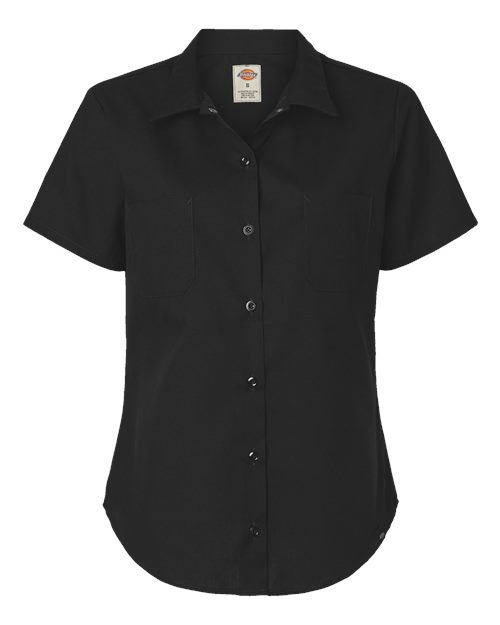 Dickies 5350 Women's Industrial Short Sleeve Work Shirt - Custom Decorated