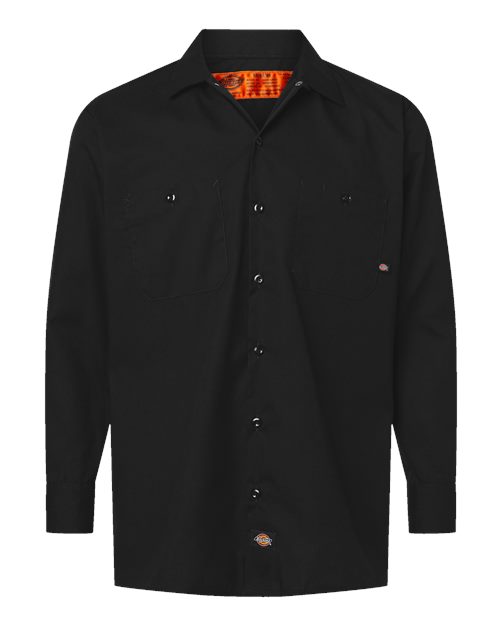 Dickies L535 Men's Industrial Long Sleeve Work Shirt - Custom Decorated