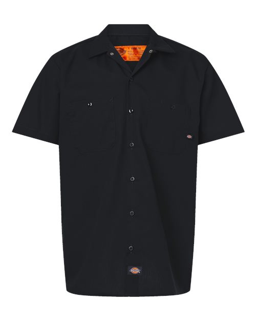 Dickies S535 Men's Industrial Short Sleeve Work Shirt - Custom Decorated