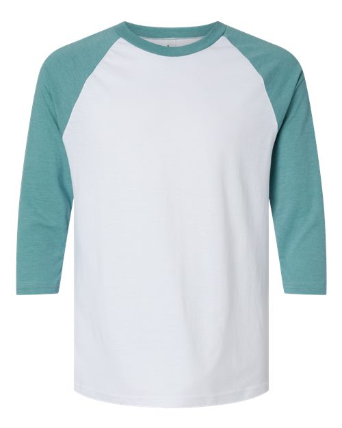 American Apparel 2003CVC Unisex CVC Three-Quarter Sleeve Tee