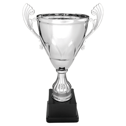 Silver 13" Completed Metal Cup on Plastic Base