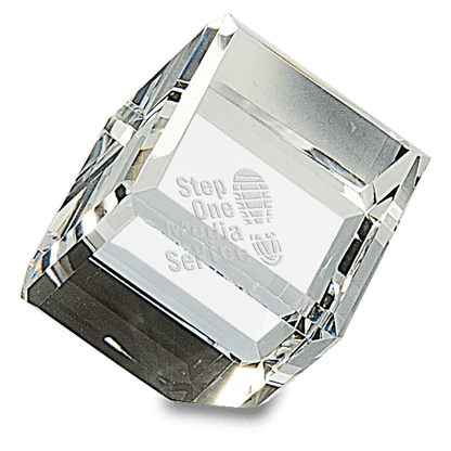 2" x 2" Crystal Cube