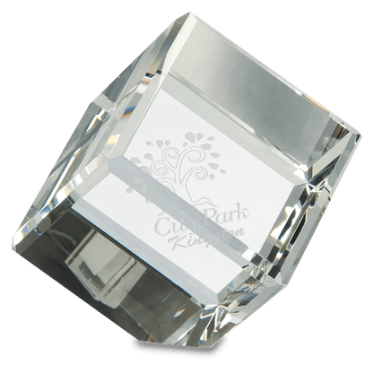 3" x 3" Crystal Cube