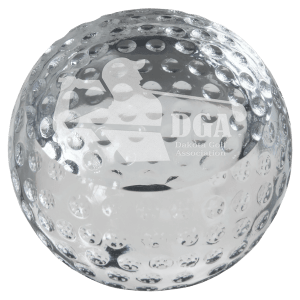 Premier Crystal Golf Ball Paperweight