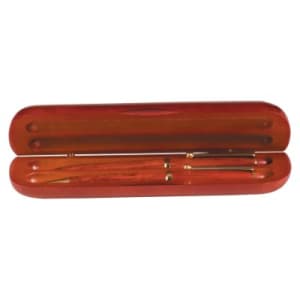 Rosewood Finish Double Pen Case   (Case Only)