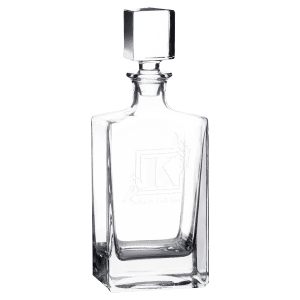Polar Camel Rectangle Glass Decanter