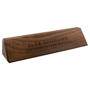 Genuine Walnut Desk Wedge