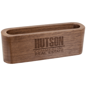 Walnut Business Card Holder