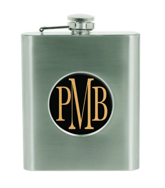 Stainless Steel 6 oz. 2" Insert Holder Flask/ Insert Not Included