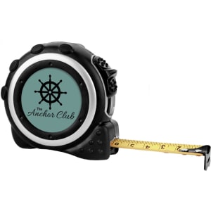 16' Black/Silver Tape Measure with Belt Clip  (Insert Sold Separately)