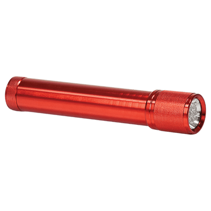 Red 7 3/4" 7-LED Laserable Flashlight