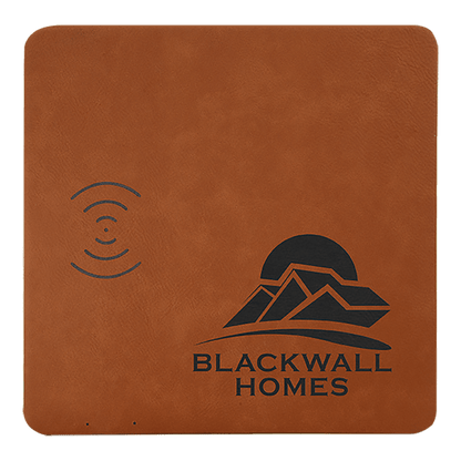 Rawhide 8" x 8" Laserable Leatherette Phone Charging Mat