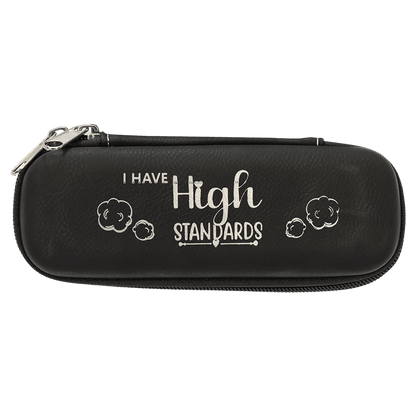 Black/Silver 7" x 2 1/2" x 1 3/4" Smoke Case
