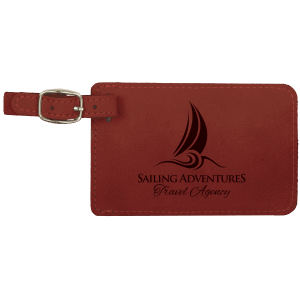 Rose Leatherette Luggage Tag