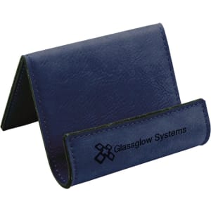 Blue Leatherette Holder/Easel