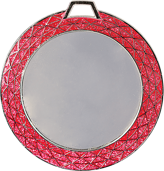 Pink 2 3/4" Bling 2" Insert Holder Medal