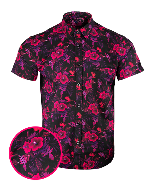Hibiscus (Black/Pink)