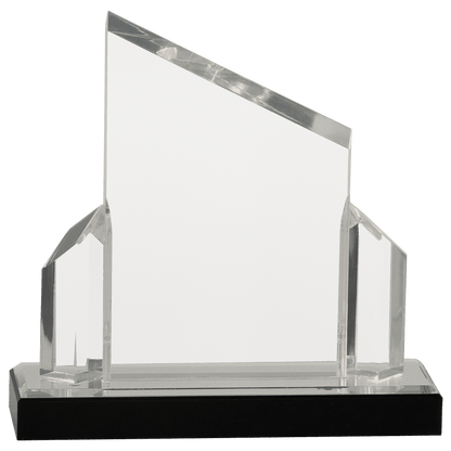 Silver 7" x 7" Beveled Post Impress Acrylic