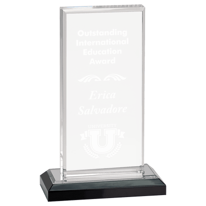 Silver 5" x 8" Beveled Impress Acrylic