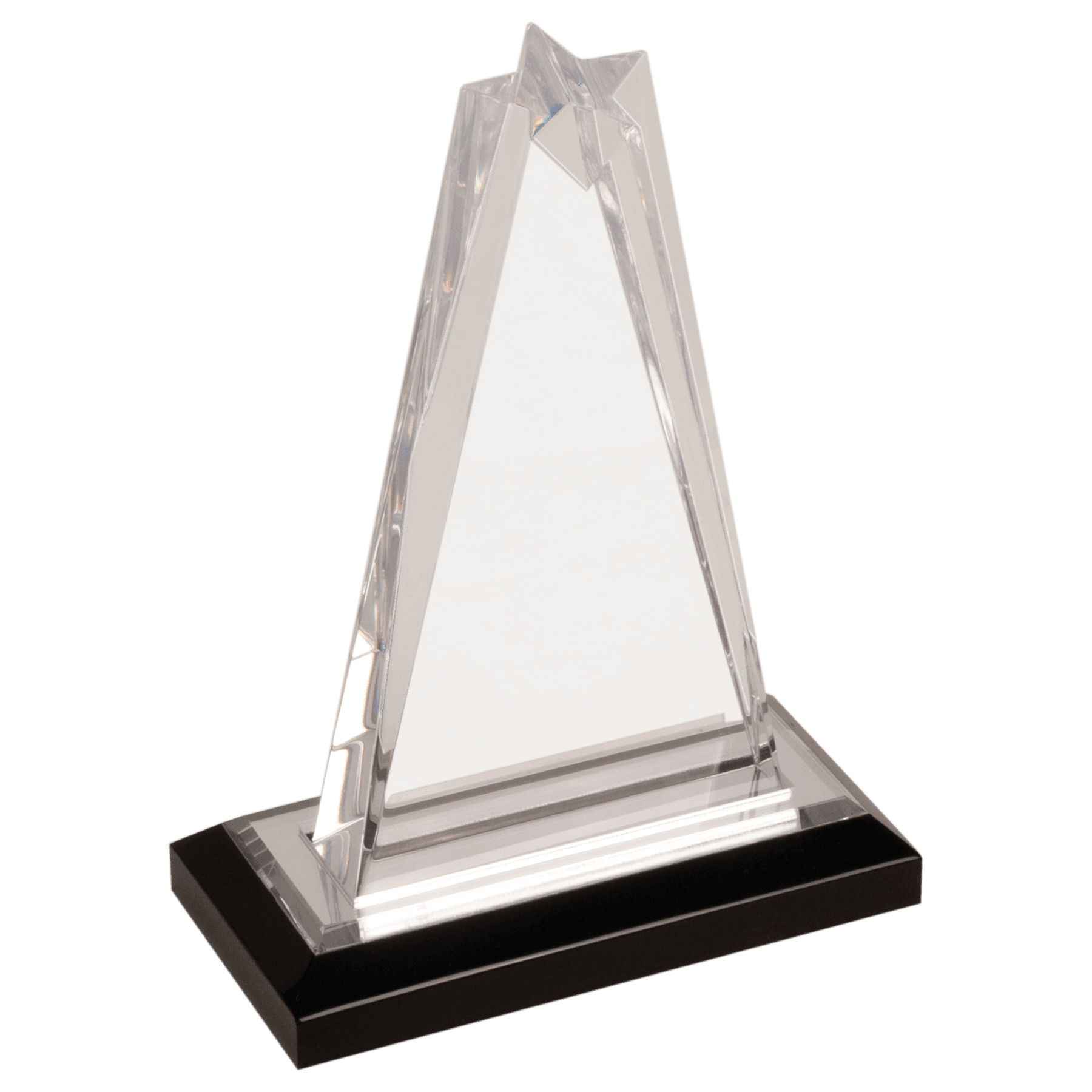 Silver 7" Star Impress Acrylic