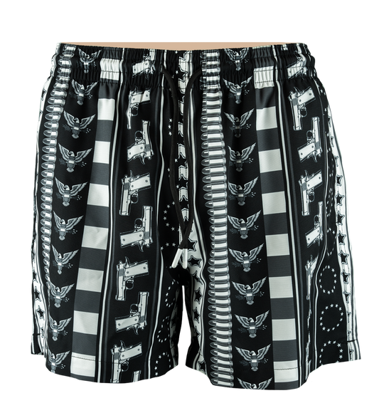 Independence Black/White Shorts