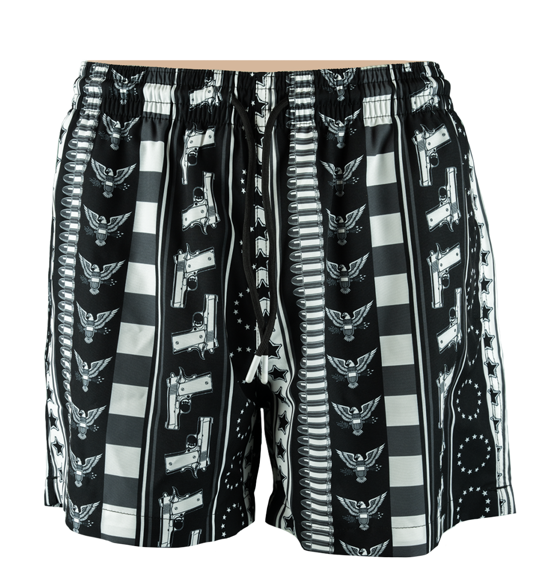 Independence Black/White Shorts
