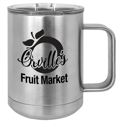 Polar Camel 15 oz Coffee Mug with Slider Lid