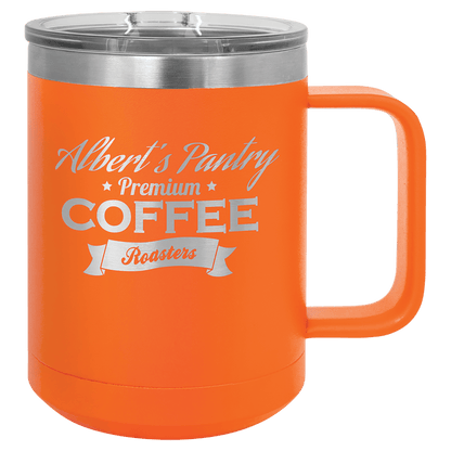Polar Camel 15 oz Coffee Mug with Slider Lid