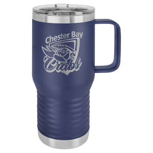 Navy Blue Polar Camel 20 oz. Travel Mug with Slider Lid