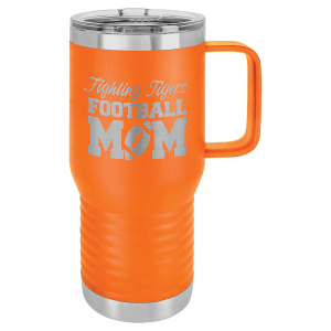 Orange Polar Camel 20 oz. Travel Mug with Slider Lid
