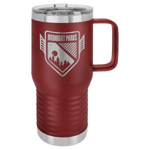 Maroon Polar Camel 20 oz. Travel Mug with Slider Lid