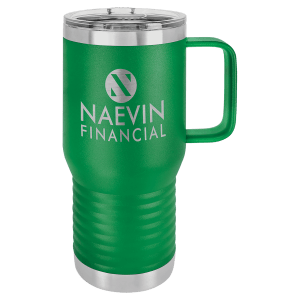 Green Polar Camel 20 oz. Travel Mug with Slider Lid