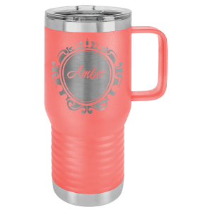 Coral Polar Camel 20 oz. Travel Mug with Slider Lid