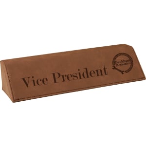 Dark Brown Leatherette Holder/Easel