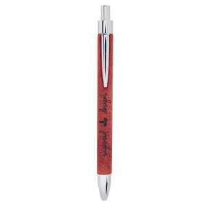Rose Leatherette Ballpoint Pen