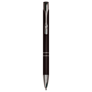 Gloss Black Anodized Aluminum Ballpoint Pen