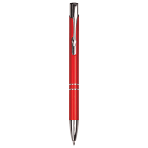 Gloss Red Anodized Aluminum Ballpoint Pen
