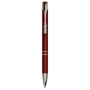 Gloss Burgundy Anodized Aluminum Ballpoint Pen