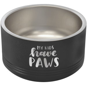Black 18 oz. Pet Bowl