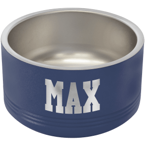 Navy Blue 18 oz. Pet Bowl