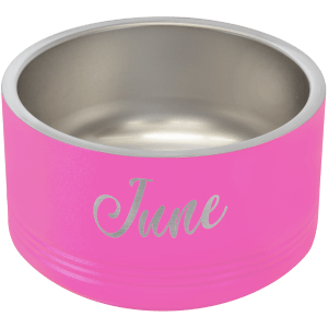 Pink 18 oz. Pet Bowl