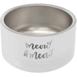 White 32 oz. Pet Bowl