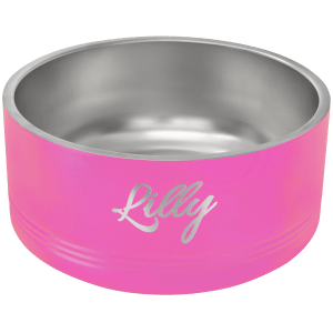 Pink 64 oz. Pet Bowl